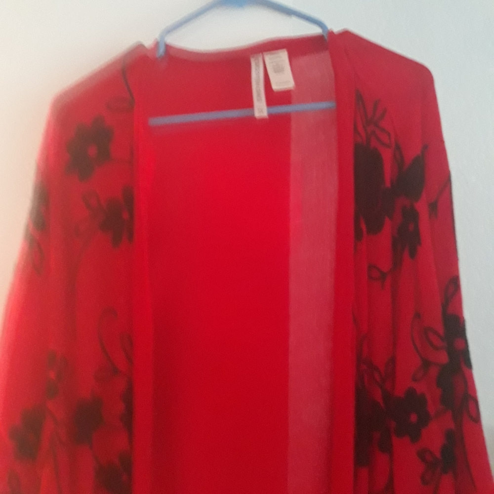 Red and black jacket